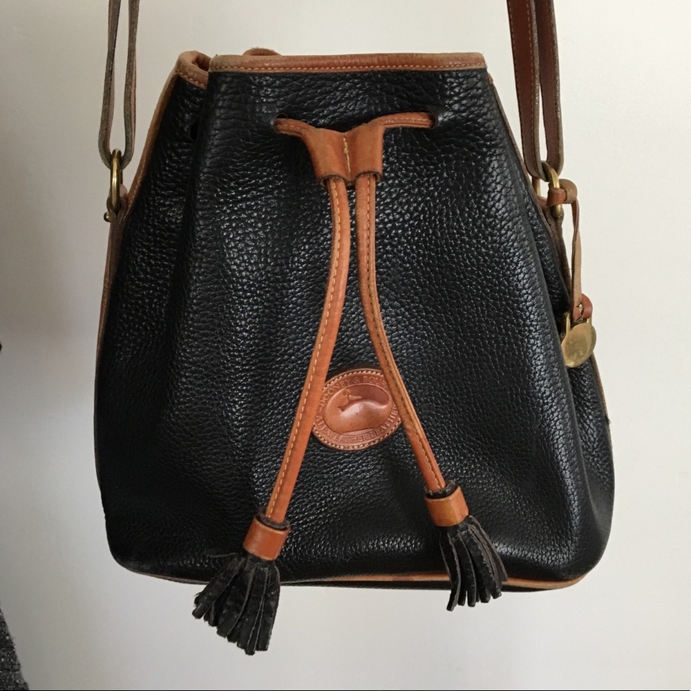Vintage Dooney & Burke Leather Bucket Bag